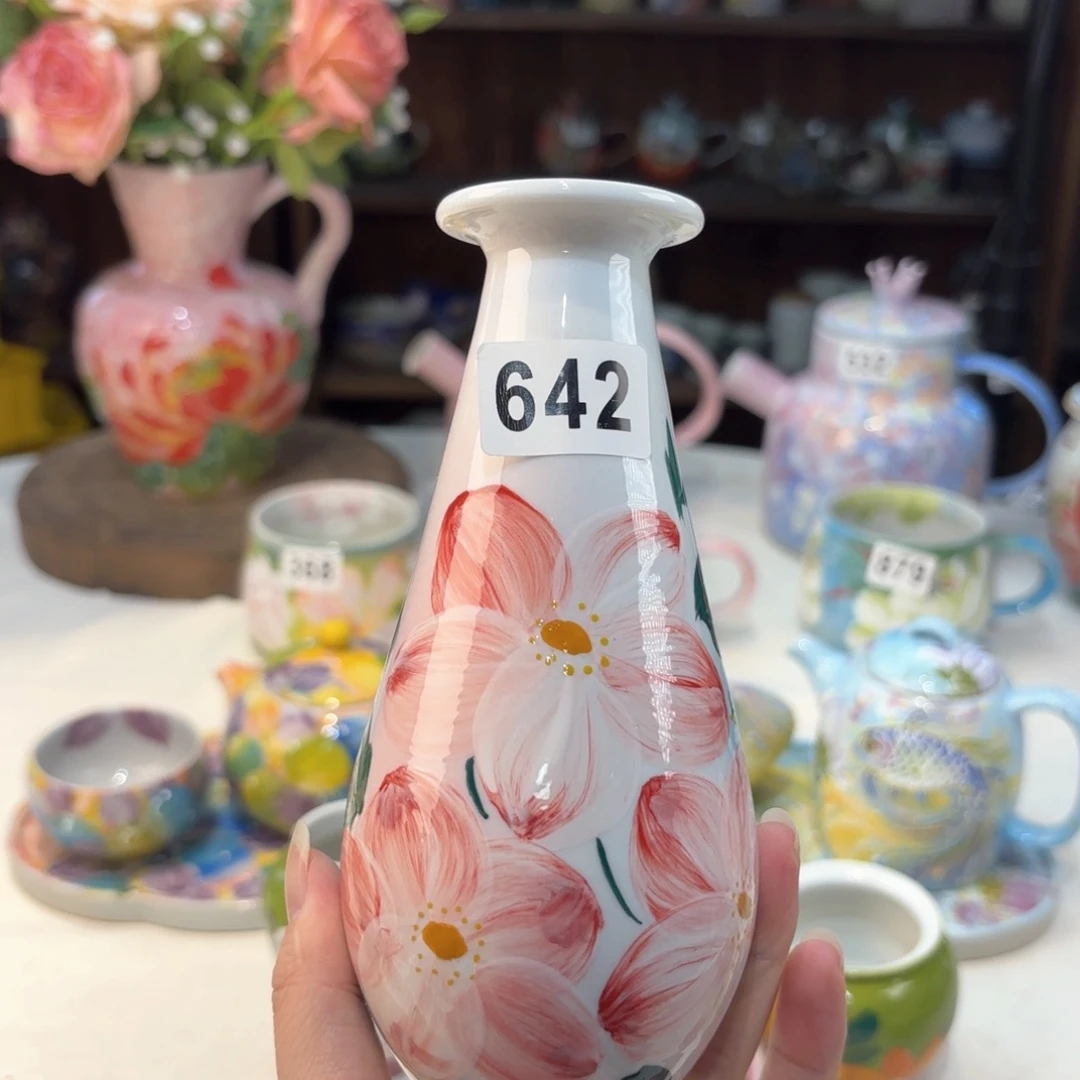 景德镇手绘高温釉下彩陶瓷茶具