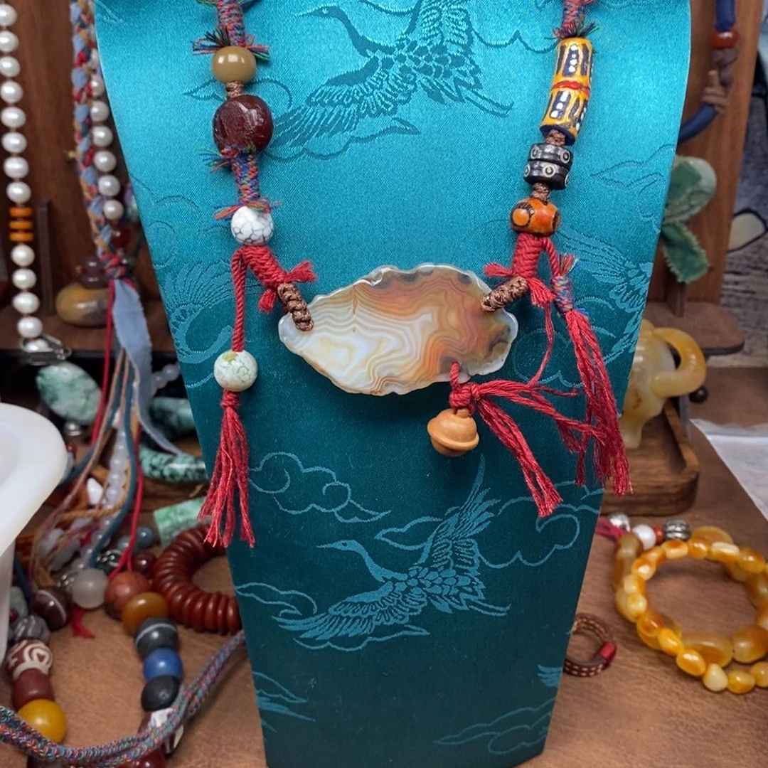 未镶嵌手链玛瑙/玉髓灰***3