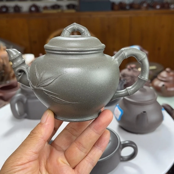 茶壶紫砂紫砂花茶