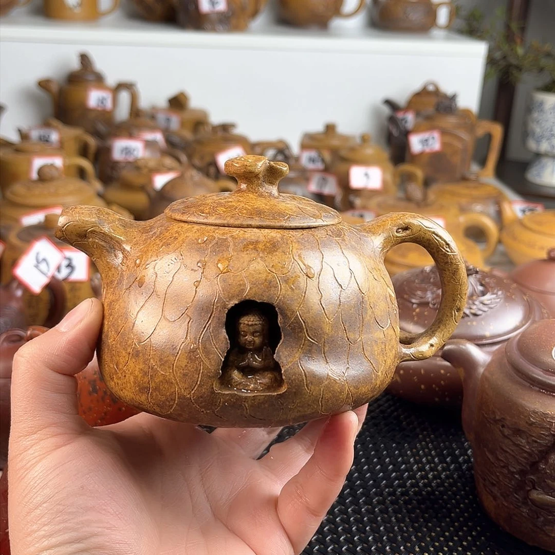 紫泥茶壶一****奔宜兴紫砂