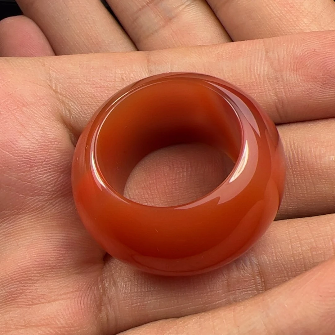 未镶嵌戒圈南红玛瑙