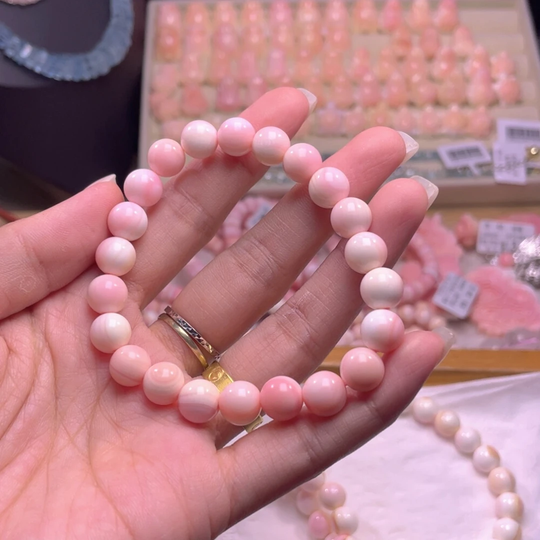 未镶嵌小雕海螺珠@****?福利