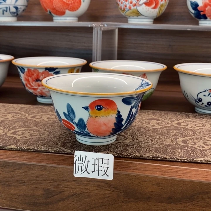 釉下老陶泥手工绘制