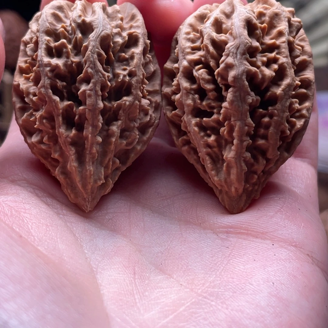 文玩核桃把件楸刀鱼41