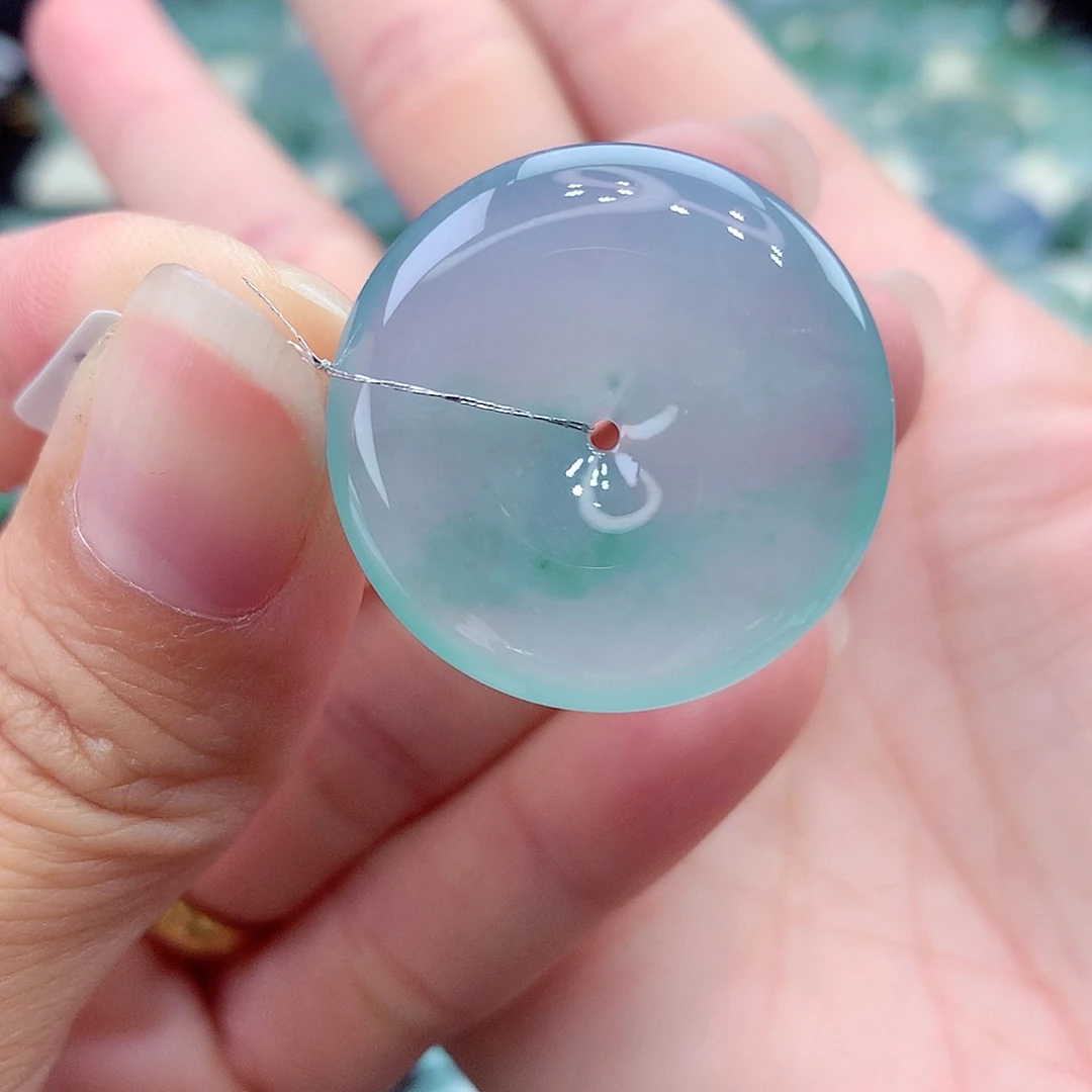 颈饰未镶嵌翡翠编号34尺寸27.3-5.7