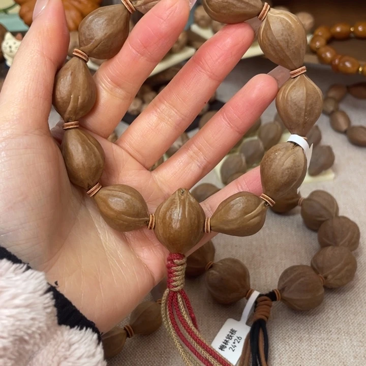 手串/手链橄榄核梅林铁核17.25头货三面佛