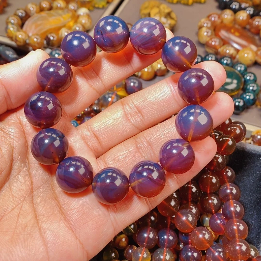 未镶嵌琥珀手链乌**哇