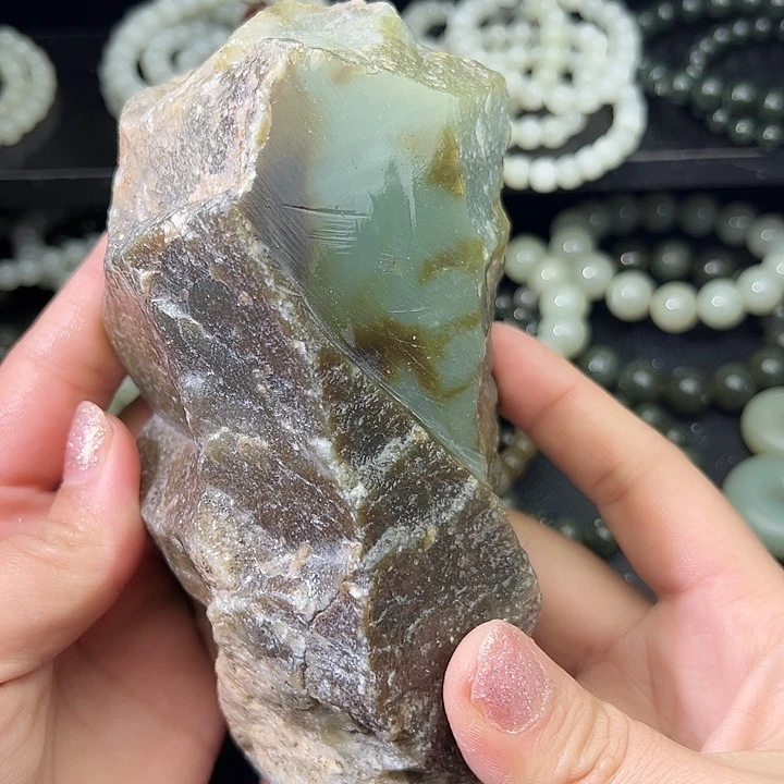 和田玉（糖玉）未镶嵌车挂