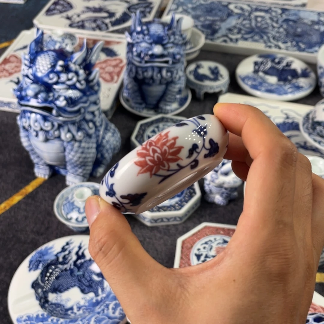 龙***凯景德镇陶瓷手工手绘