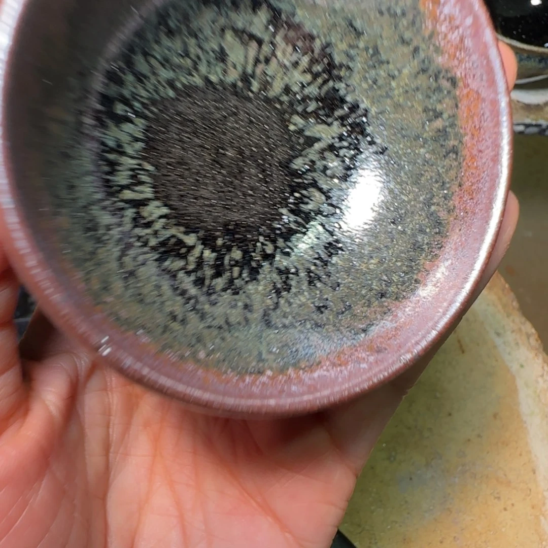 H***y柴烧建盏茶盏茶杯614