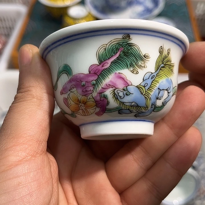 摆件陶景德镇主人杯2233