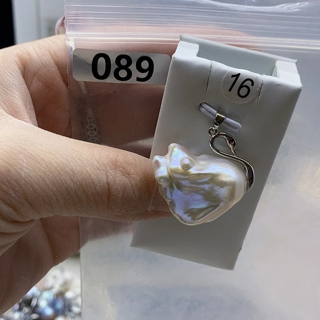 颈饰合金淡水珍珠