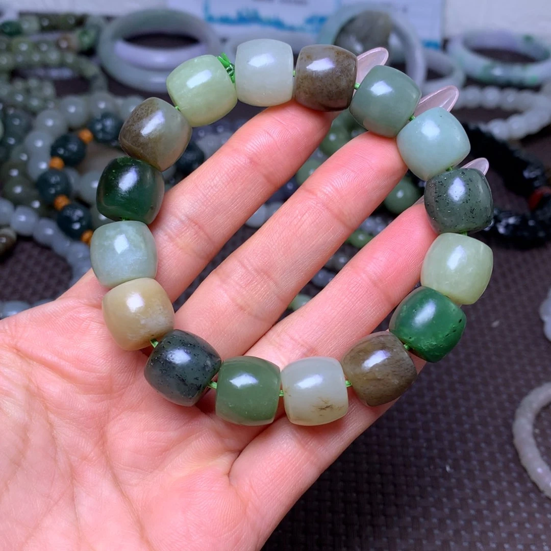 未镶嵌手串和田玉卡14