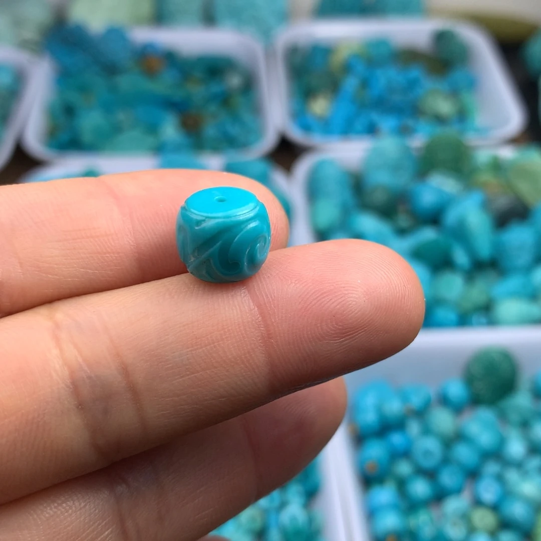 绿松石未镶嵌吊坠(不含链)10.5×9