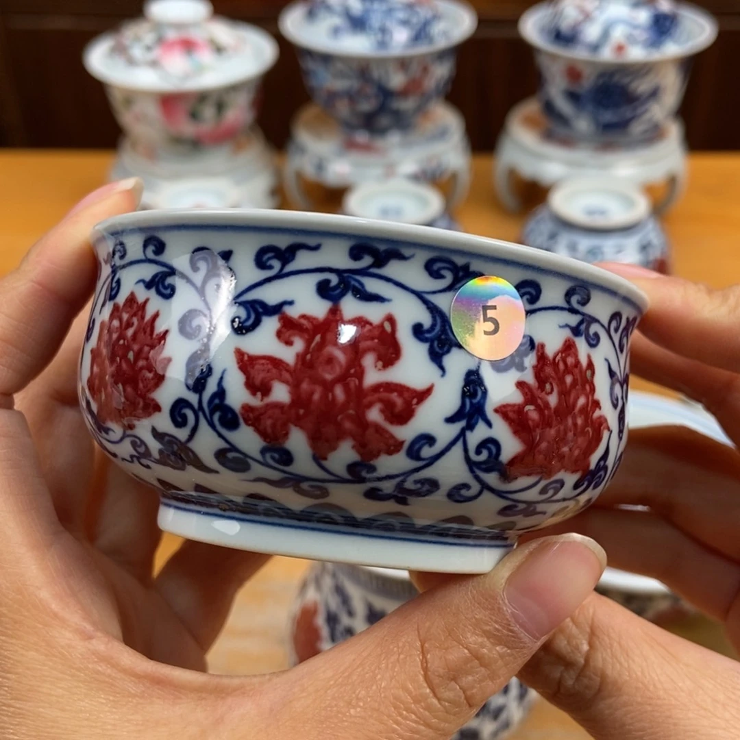 手绘现代茶具非古董