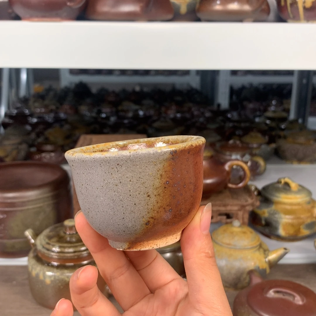 佛***来茶壶紫砂纯自然柴烧