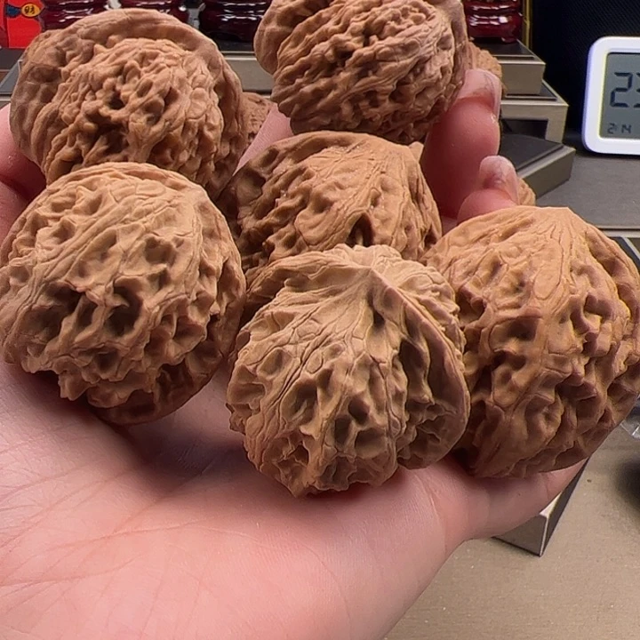 文玩核桃把件四座楼➕鸡心➕苹果园g-013