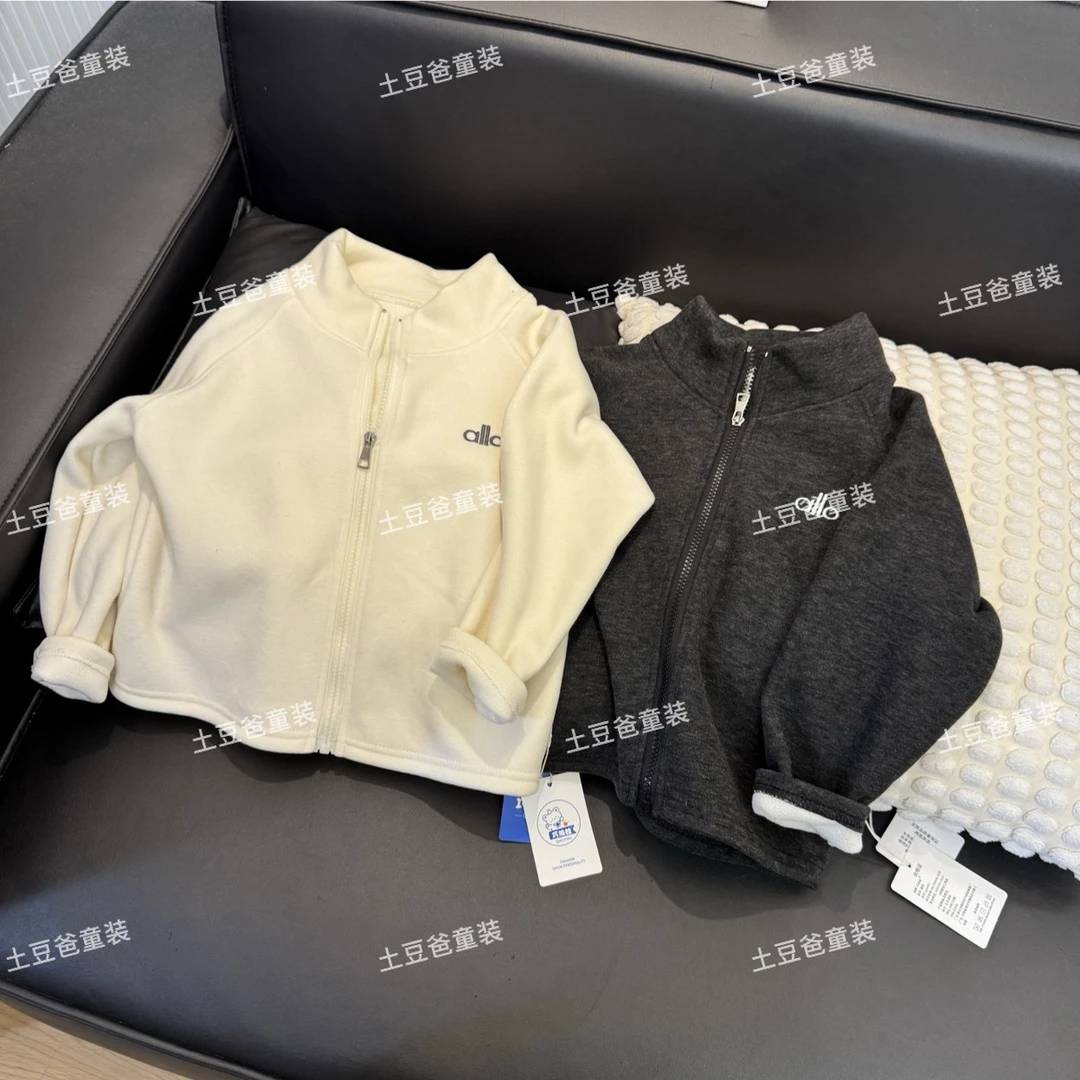 【加绒】冬款拉链外套加绒款双色保暖上衣