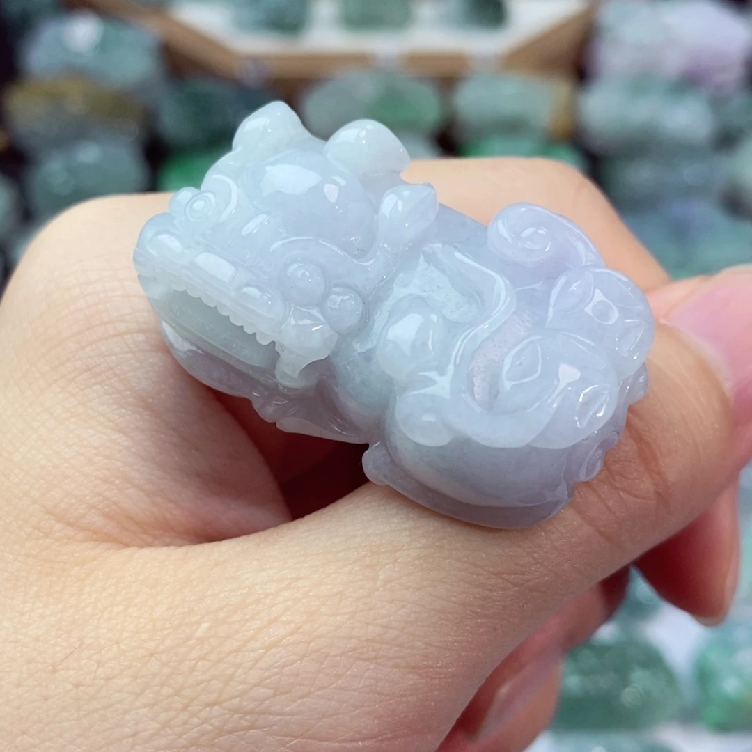 翡翠未镶嵌颈饰天然