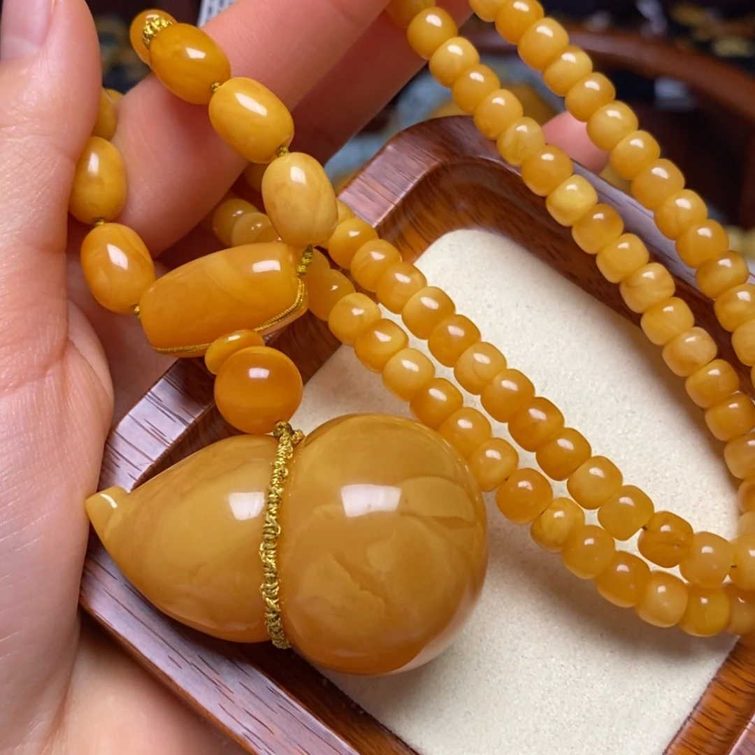 【闪购商品】蜜蜡颈饰未镶嵌项链
