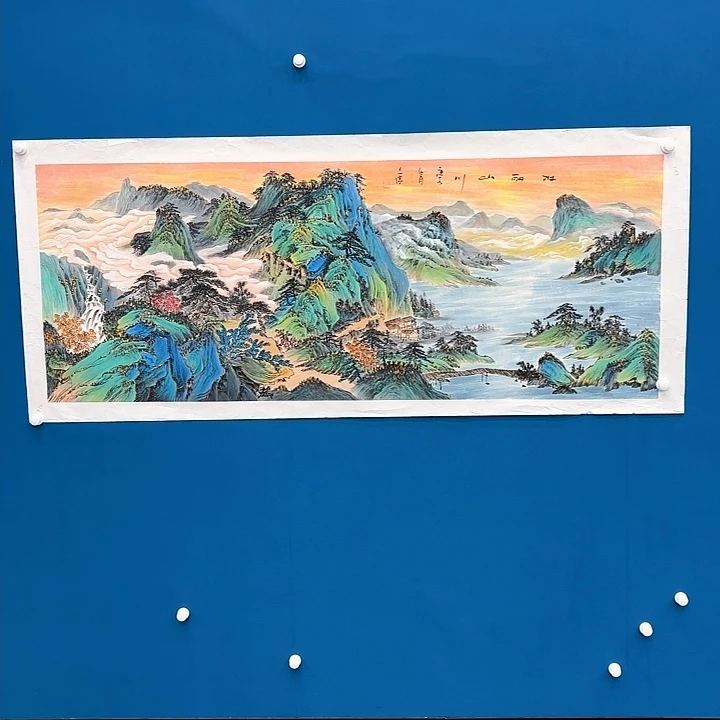 国画国画作品多次