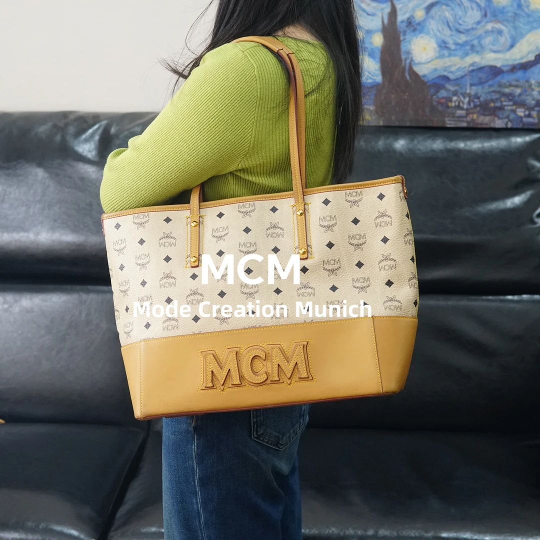 95新 MCM 拼皮单肩包/FYBZ11719001/9001