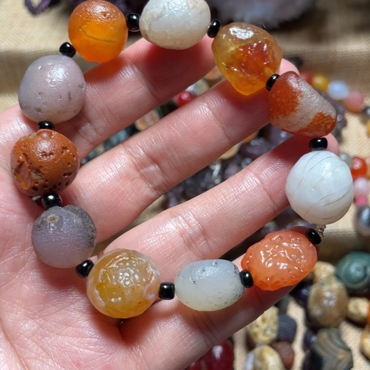 玛瑙/玉髓未镶嵌手链