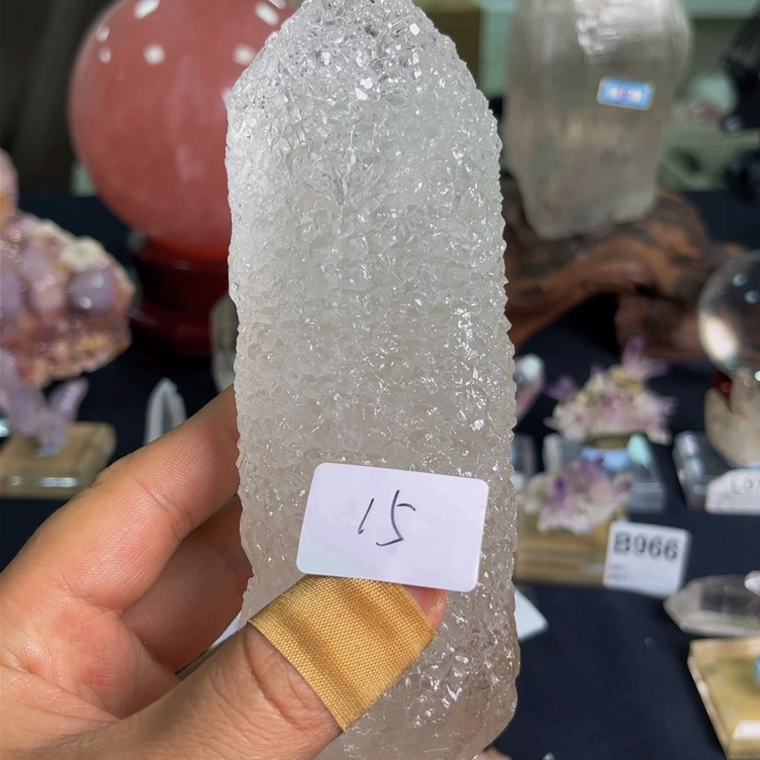 水晶天然水晶家居摆件未镶嵌弄*