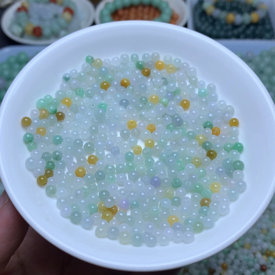 【闪购商品】未镶嵌翡翠手链卡3.8冰三彩100个