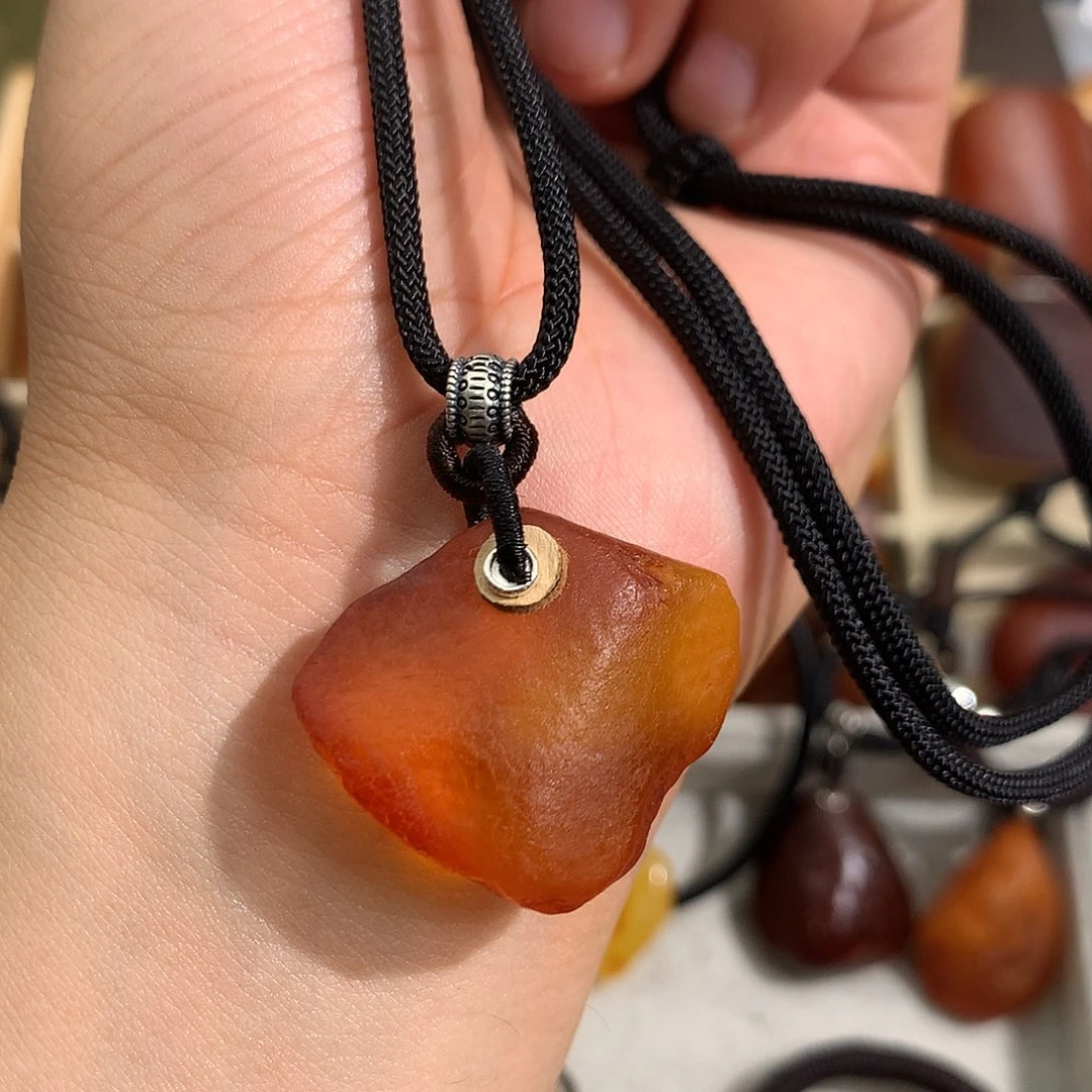 蜜蜡裸石未镶嵌你