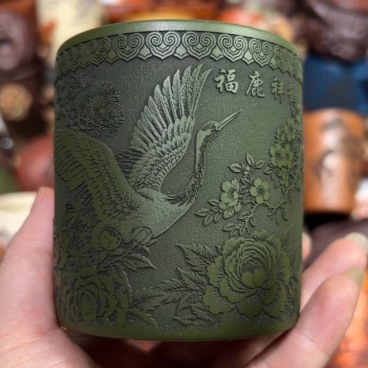 紫砂茶杯宜兴紫砂主人杯