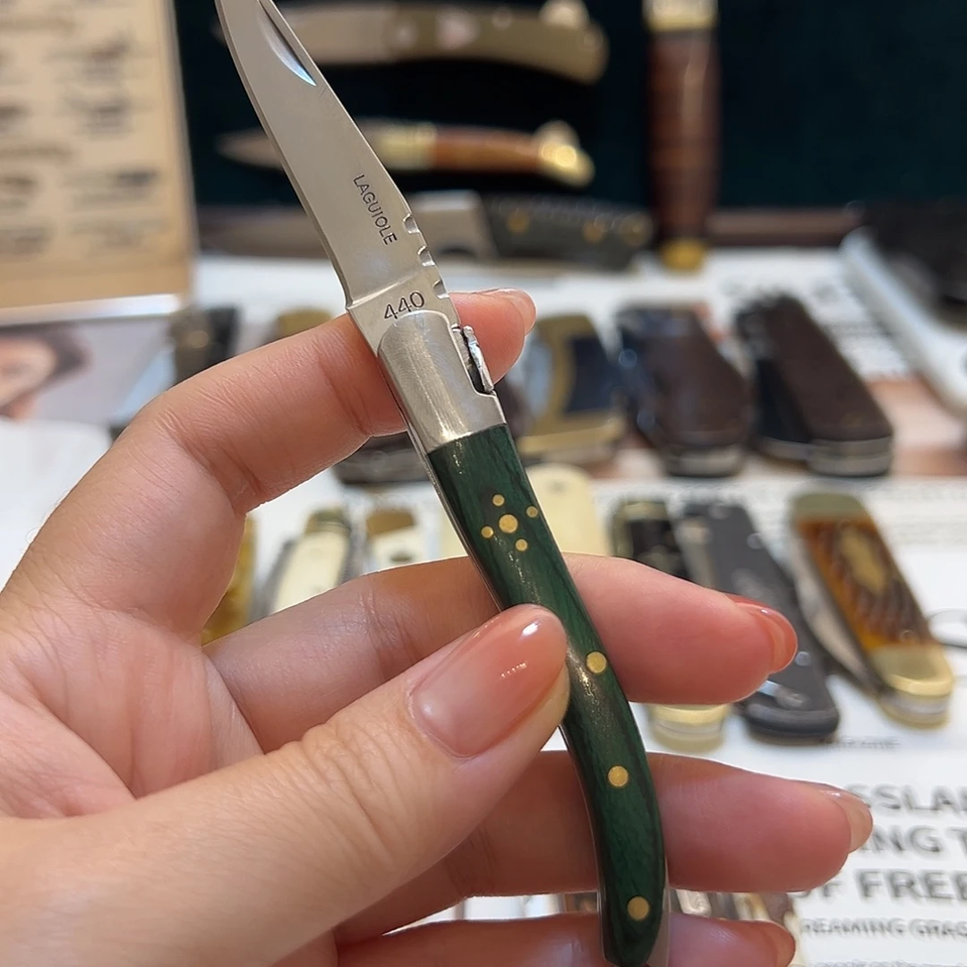 440C不锈钢外贸家用工具绿色小蜜蜂