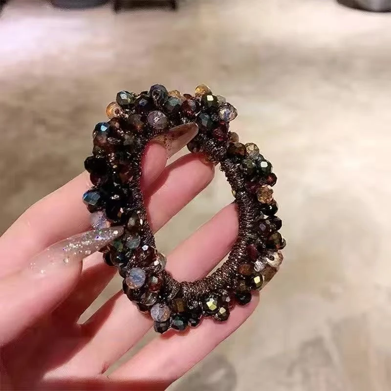 高级感头绳女气质发绳韩式网红皮筋扎头发圈马尾丸子头饰