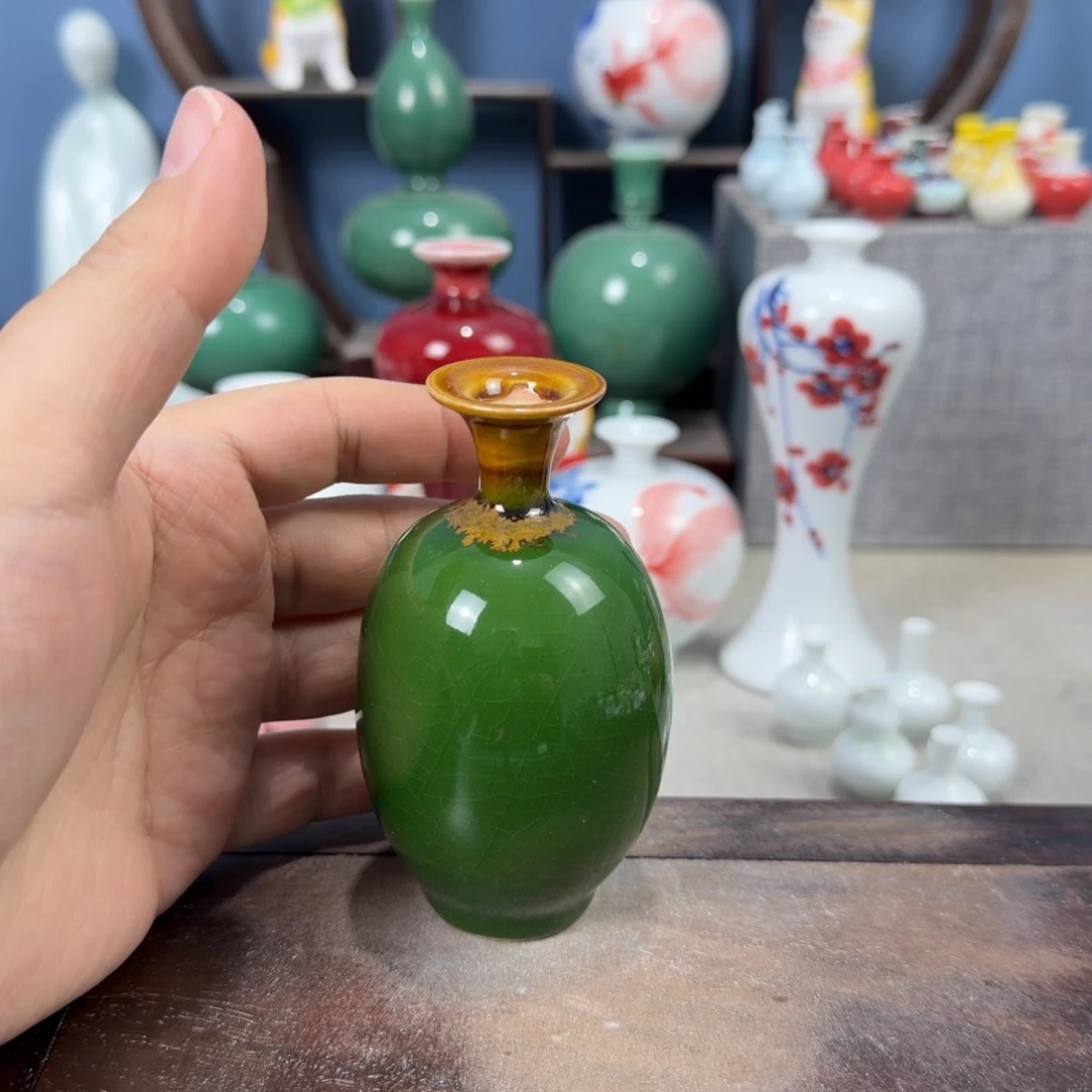 陶瓷手工小花器摆件