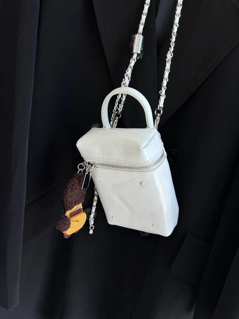 新款时尚复古手提迷你链条小包包洋气百搭手机包单肩斜挎包【8870】