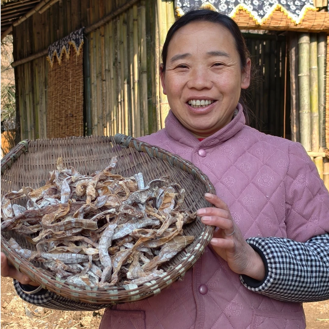 【陕南农家竹笋干】老吴推荐农家自然晾晒家竹笋干干香美味