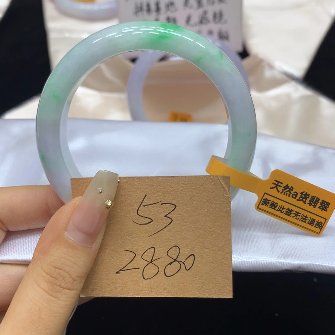 翡翠未镶嵌手镯天然翡翠