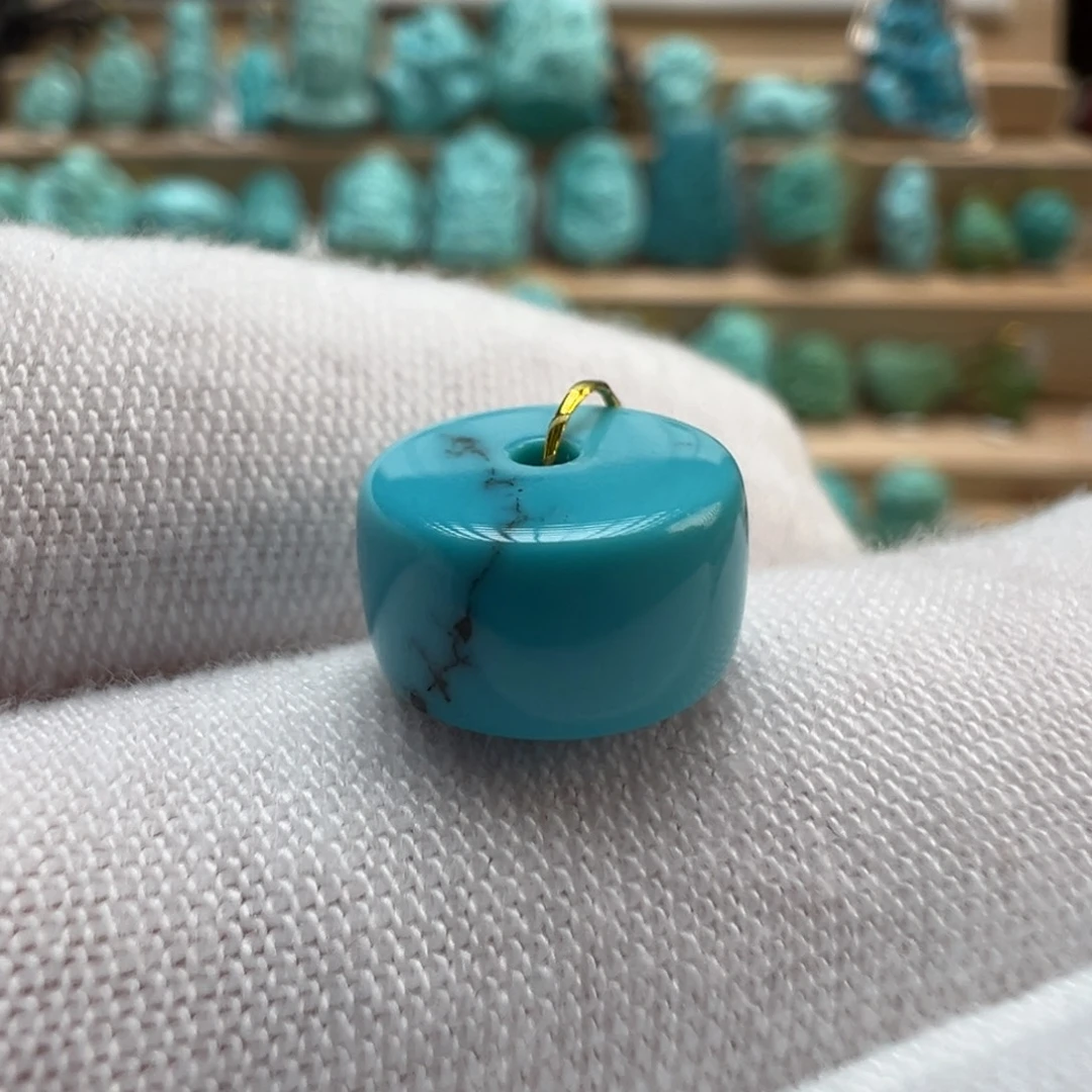 绿松石未镶嵌配饰10.4*5.9