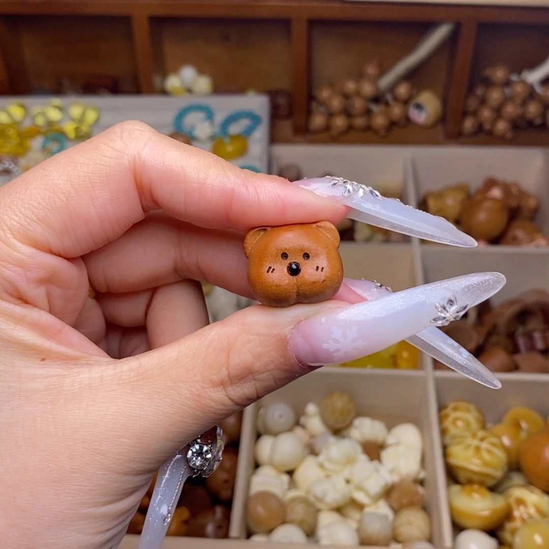 吊坠猴头核桃小熊头