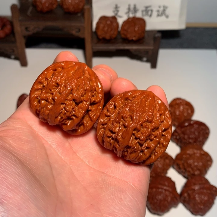 注***全吊坠桃核虎头王12WCH#00#