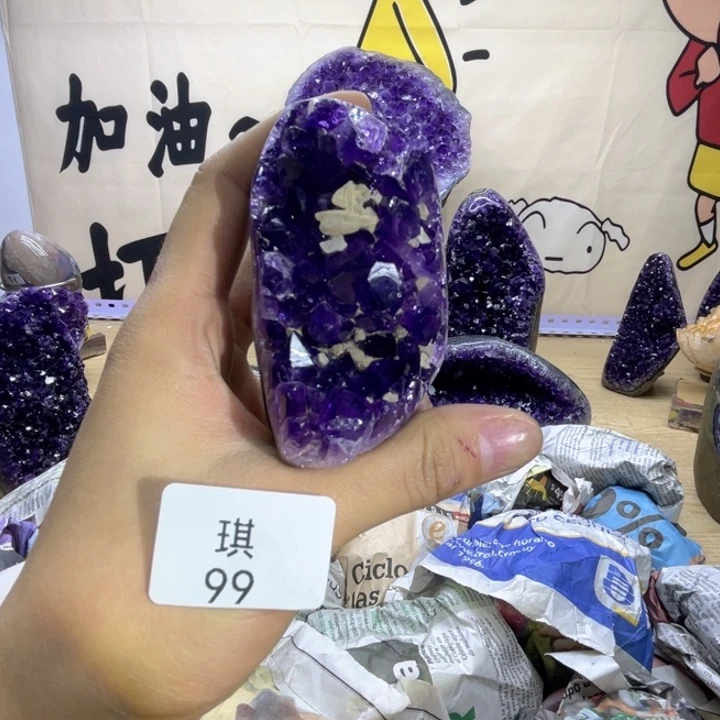 未镶嵌珠宝半成品紫晶