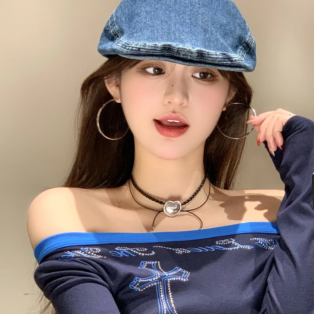 FULL GIRLISH耳环02763简约拼色耳圈耳饰