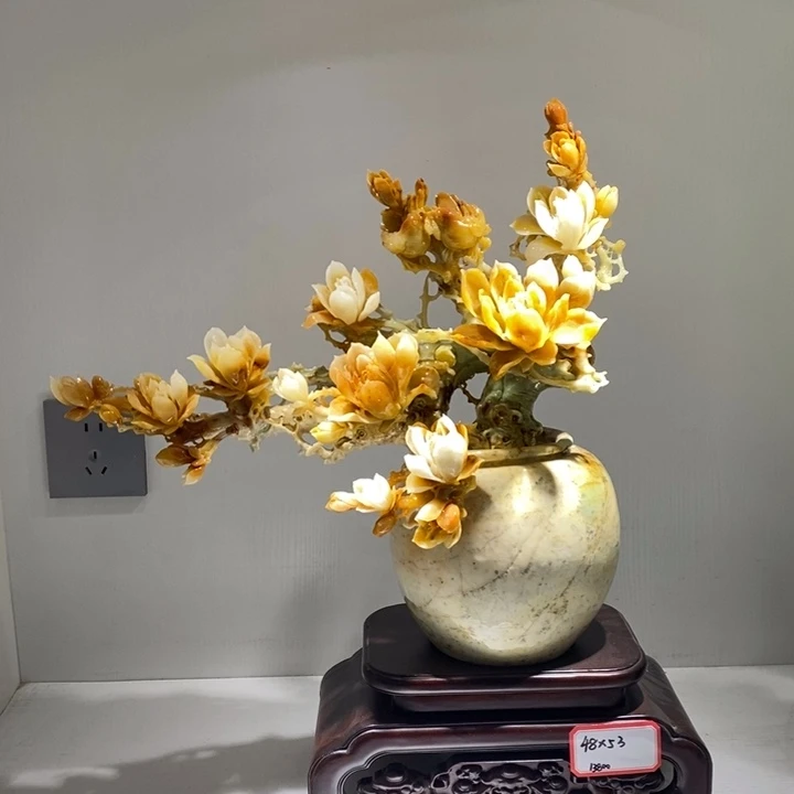 未镶嵌蛇纹石玉（覆膜）珠宝奇石