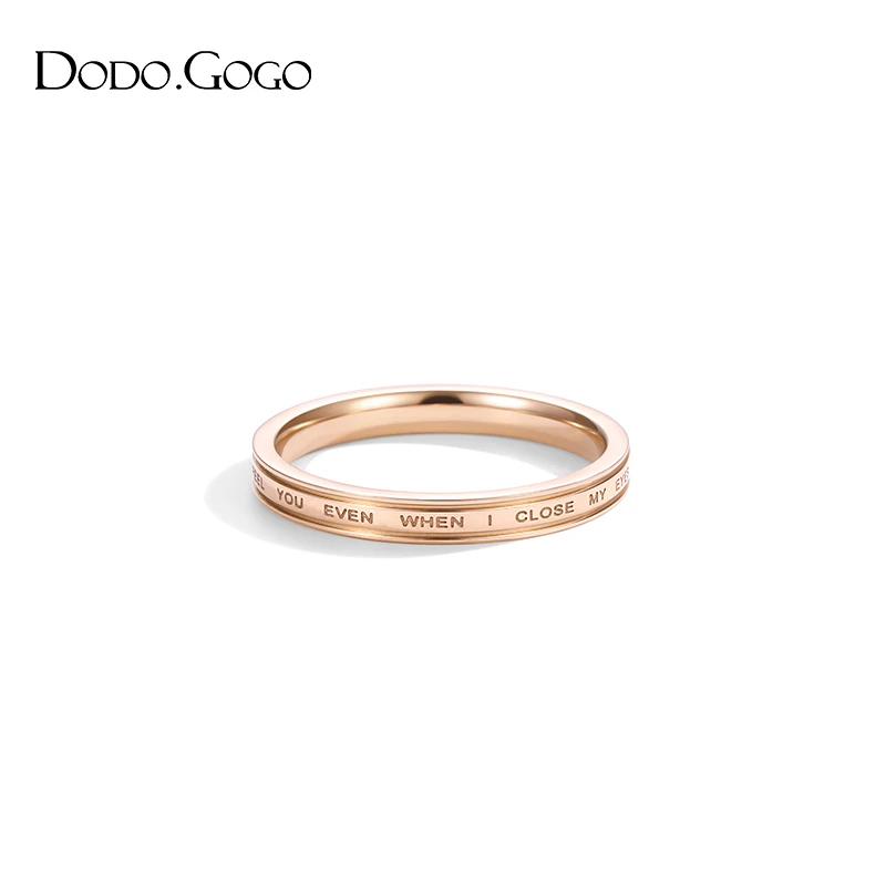 钛钢戒指 时尚饰品素指环简约高级百搭日常小众设计师款