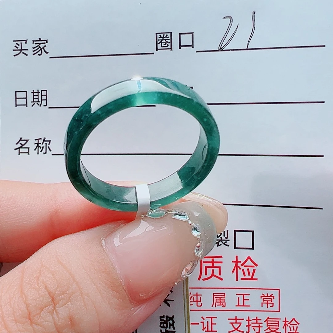未镶嵌戒指翡翠م**悟戒圈