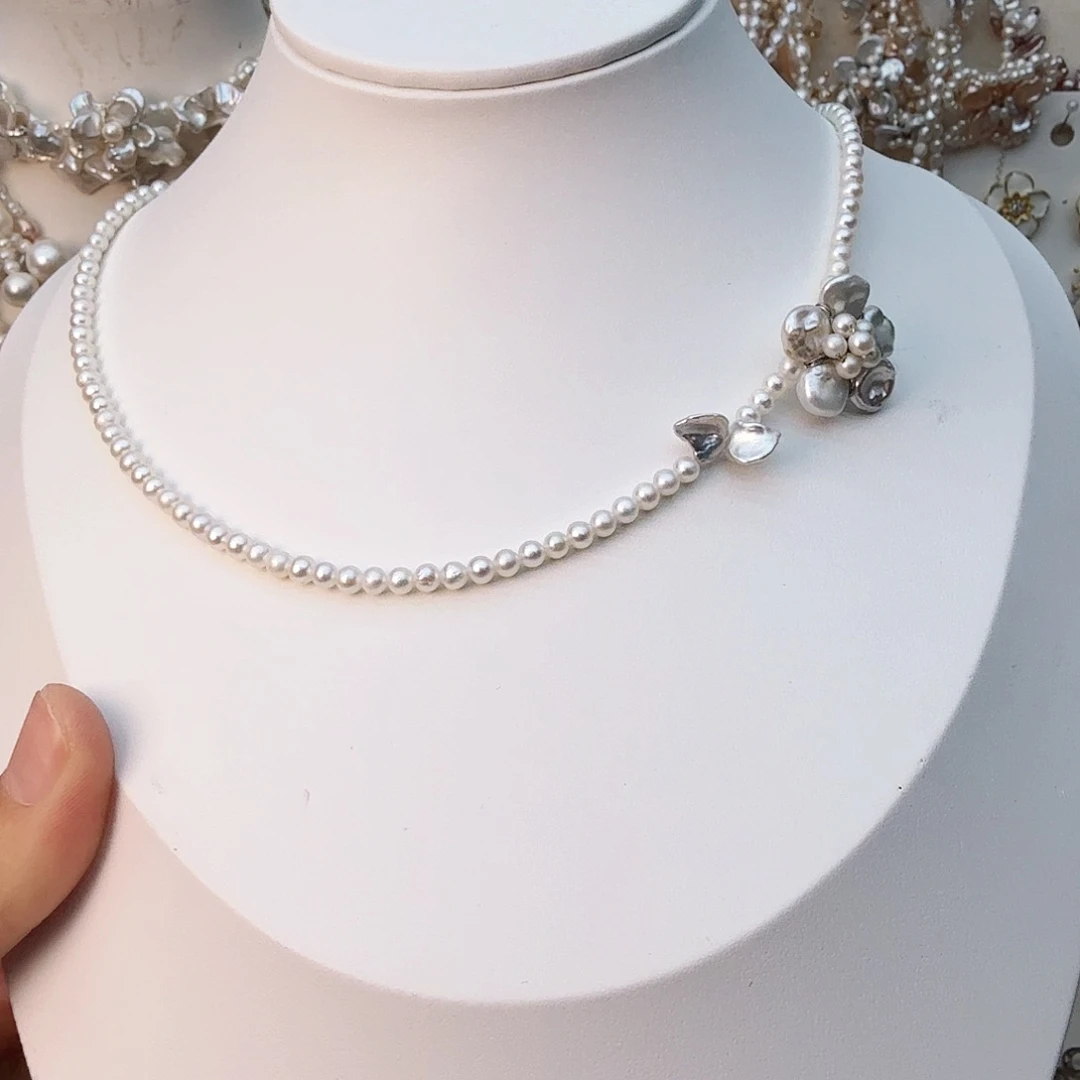 淡水珍珠未镶嵌颈饰