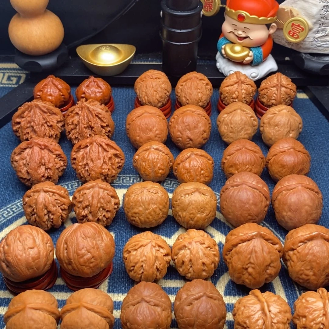 文玩核桃把件福精品小手捻