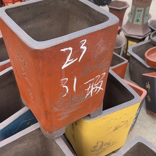 紫砂花盆透气花盆