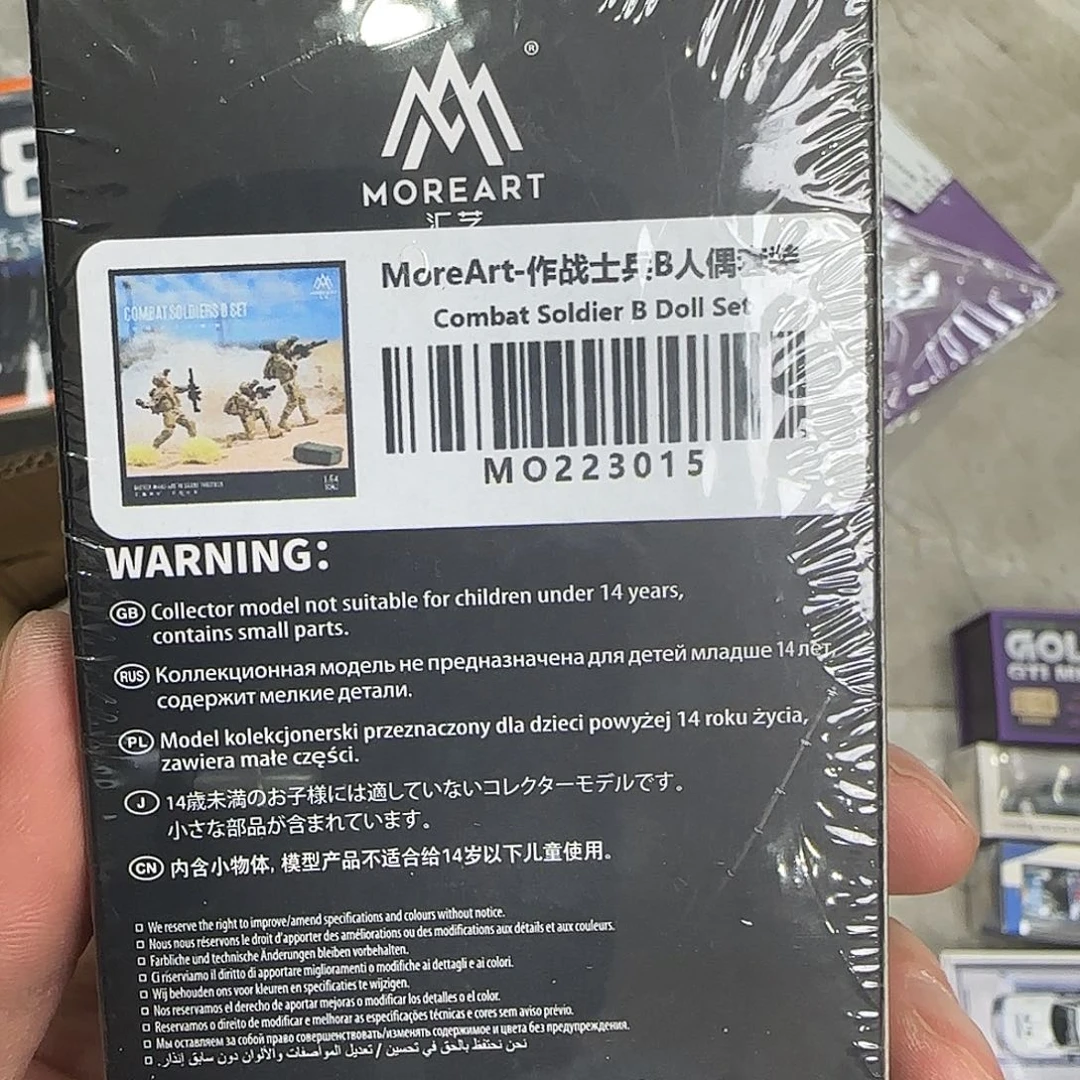 作战士兵三个人偶全新寄卖包邮无售后