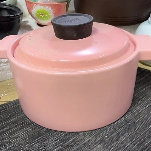 微瑕，明火，25厘米，高度12粉色，3.5L